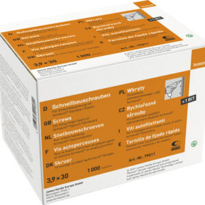 Fermacell snelbouwschroef 3,9x30mm 1000st.