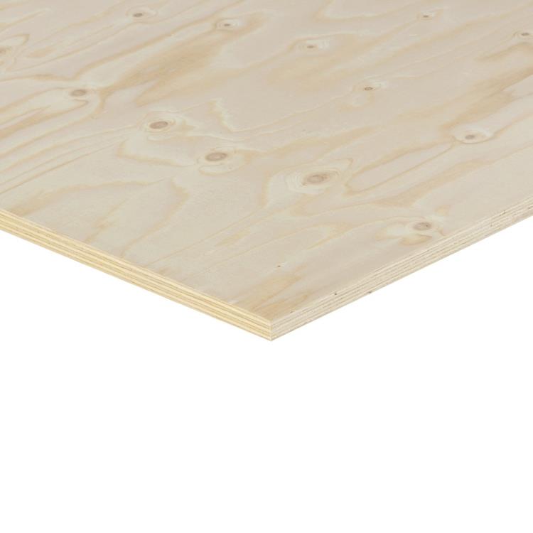 Underlayment Fins Vuren 2440x1220 9mm rechte kant