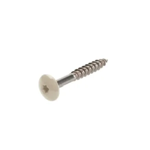 HPL schroef RVS A2 creme wit 4,8x38mm 100st.