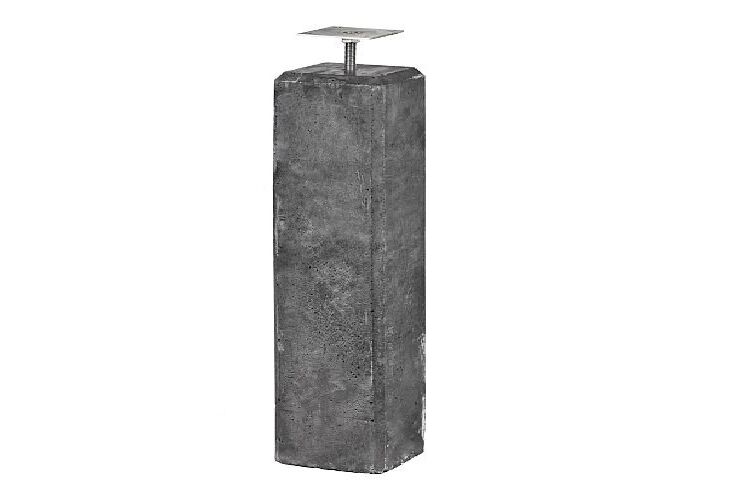 Betonpoer recht incl. stelplaat 170x170x580