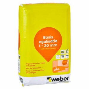 Weber Floor Project Basis Egalisatie 1-30mm 25kg