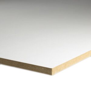 MDF lakdraagfolie wit 2440 x 1220 18mm