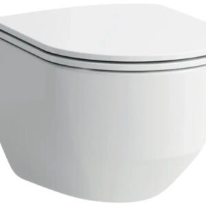 Laufen spoelrandloos toilet pro incl. softclose wc-bril slim seat met quick-release