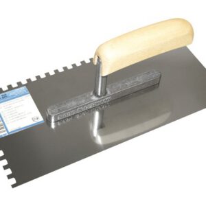 Lijmkam getand RVS 6x6 280mm