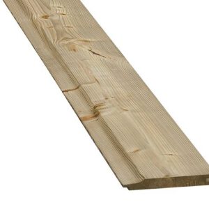 Overhangend rabat vuren hout geïmpregneerd 22x150