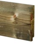 Halfhouts rabat vuren hout geïmpregneerd 22x150