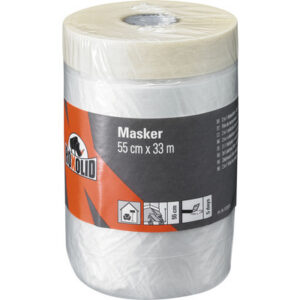 Afdekfolie met tape 55cm x 33m1