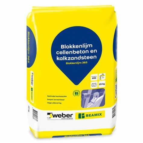 Weber Beamix Blokkenlijm 365 25kg