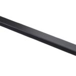 Grenen koplat recht voorgelakt RAL9011 zwart 12x45 2700mm