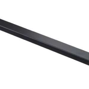 Grenen koplat recht voorgelakt RAL9011 zwart 12x45 2700mm